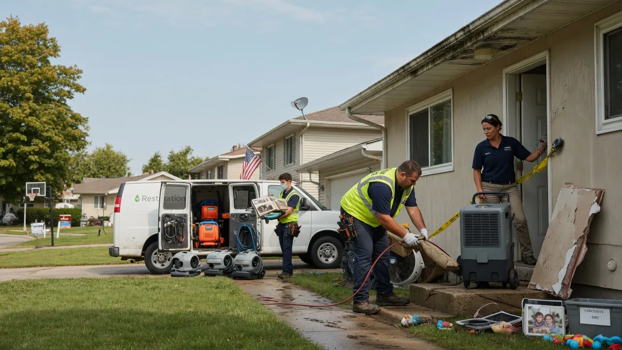 Water Damage Restoration in Bunker Hill, IL near me